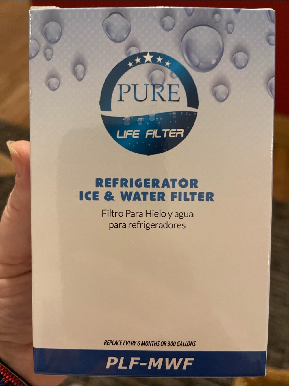 Pure Life Filter PLF-MWF Refrigerator Ice & Water Filter - White/Blue
